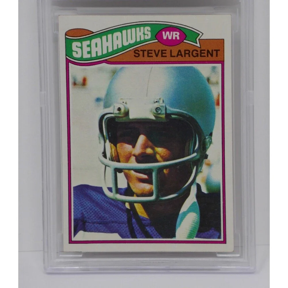 1977 Topps #177 Steve Largent Seahawks 🔥 Beckett 9 NEAR MINT